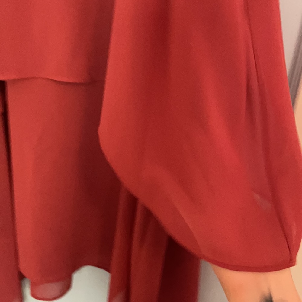 Bcbgeneration Burnt Orange/Salmon Shift Dress. Si… - image 5